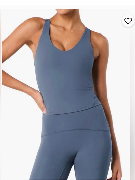 SPANX Tops - Spanx Boostup V-Neck Shelf Tank Cerulean Blue